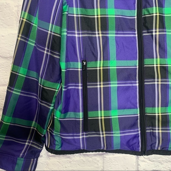 Lauren Ralph Lauren Active Plaid Full Zip Jacket - Picture 7 of 13